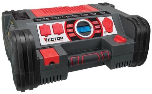 Vector 1200 Amp Jump Starter/Portable Power Station with Inverter - Lot 144