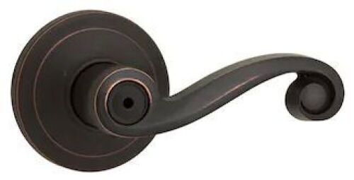 Lot of (4) Kwikset Lido Bronze Bed/Bath Privacy Door Handle - Lot 386