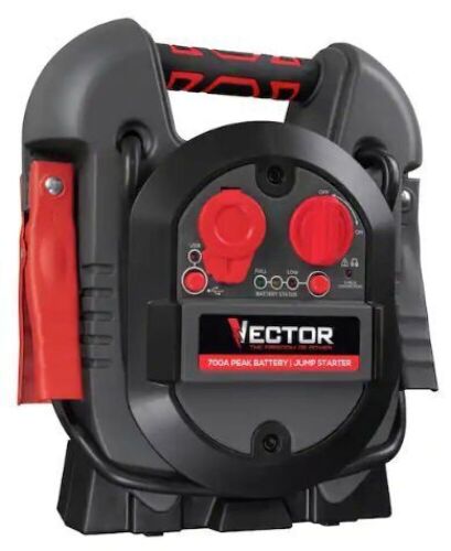 700 Peak Amp Jump Starter, One USB Charging Port, Rechargeable - Lot 433