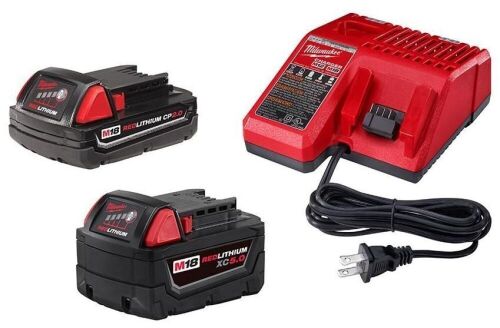 M18 18-Volt Lithium-Ion Starter Kit with One 5.0 Ah and One 2.0 Ah Battery and Charger - Lot 24