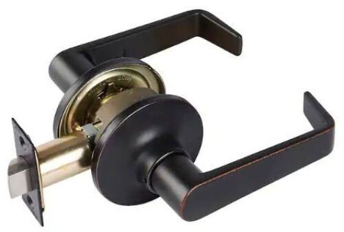 Lot of (2) 2-3/4" Aged Bronze Passage Commercial Standard Duty Hall/Closet Door Lever - Lot 606
