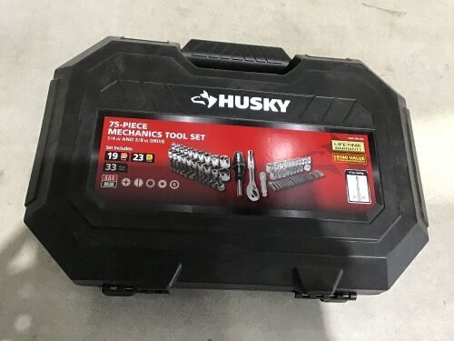 Husky Mechanics Tool Set (75-Piece) - Lot 109