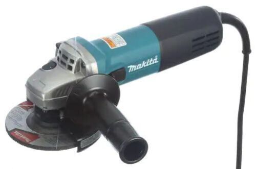 7.5 Amp Corded 4.5" Easy Wheel Change Compact Angle Grinder  - Lot 258