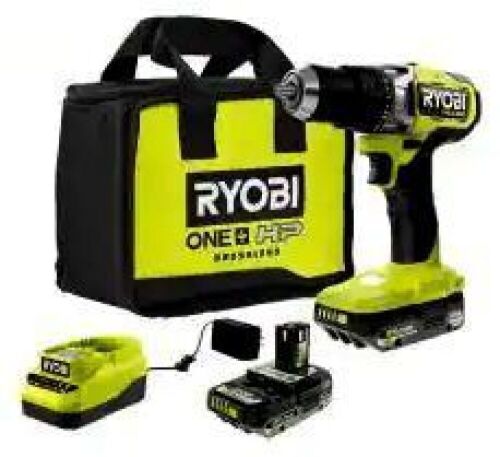 Ryobi One+ HP 18V Brushless Cordless 1/2" Drill/Driver Kit - Lot 268