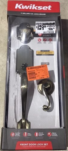 Kwikset Hawthorne Signature Door Handleset - Lot 687