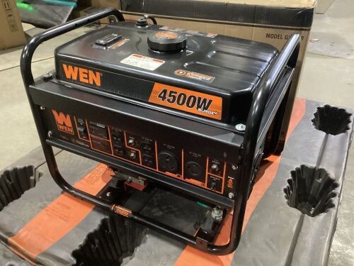 WEN GN4500 4500W Portable Generator - Used/Untested - Lot 38