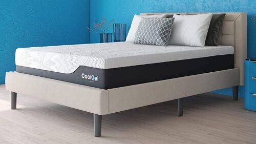 14" Cool Gel Memory Foam Mattress with Pillow - King Size, Cosmetic Damage - Lot 86