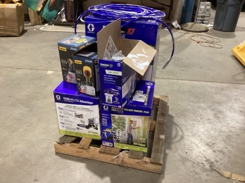 Pallet of Washing and Painting Tools - Items May Be Incomplete or Broken - Lot 52