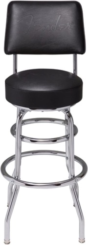 Fender 30" Barstool with Backrest - Appears New  - Lot 1104