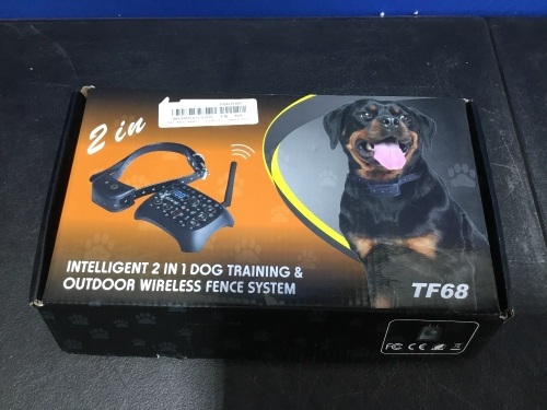 Electronic Wireless Pet Fence System TF68 - Appears New - Lot 908