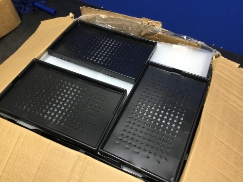 Clear Plastic Stackable Shoe Boxes, 12 Pack - E-Comm Return, Appears New - Lot 1134