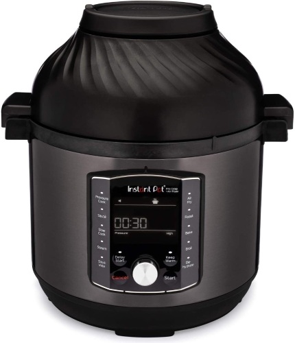 Instant Pot Pro Crisp 11 in 1, Electric Pressure Cooker with Air Fryer Combo, Roast, Bake, Dehydrate, Slow Cook, Rice Cooker, Steamer, Saute, 8 Quart, 14 One-Touch Programs - New - Lot 89