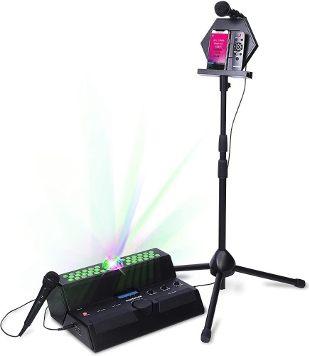 Singsation Karaoke Machine, Main Stage All-In-One Premium Party System w/Vocal, Sound & Light Effects, Two Mics & Sound System - New  - Lot 74