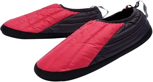 Lot of (2) KingCamp Unisex Down Camping Slippers with Non Slip Rubber Sole & Carry Bag, Medium - New - Lot 1317