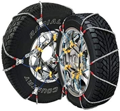 Security Chain Company SZ441 Super Z6 Cable Tire Chain for Passenger Cars, Pickups, and SUVs, Set of 2 - New  - Lot 359