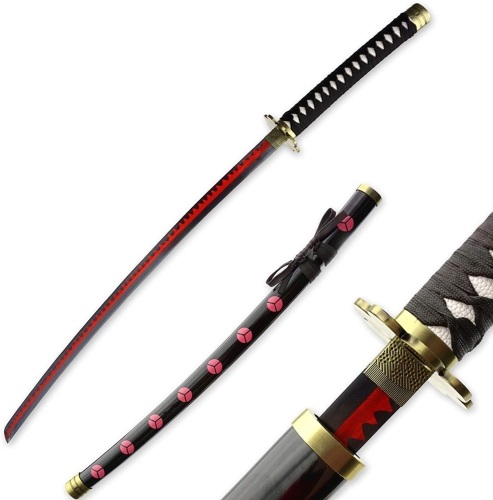 RENGENG Cosplay Roronoa Zoro Samurai Katana Sword - New - Lot 784