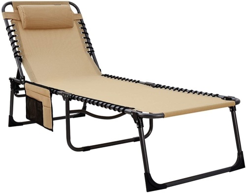 KingCamp Berlin Classic Cot Adjustable Lounge Chair, Set of 2 - Appears New - Lot 647