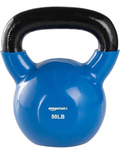 Amazon Basics 50 LB Kettlebell - New - Lot 1118