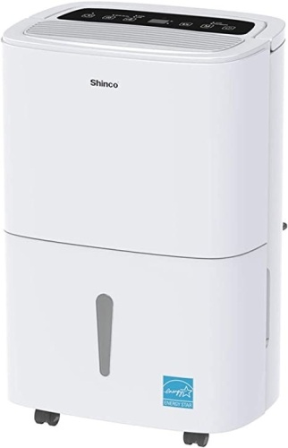 Shinco 5,000 Sq.Ft Energy Star Dehumidifier with Pump, 7L Water Tank, Continuous Drain - New/Unopened  - Lot 51