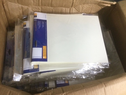 Box of Kolo Newport Refill Scrapbook Pages, 11 x 14, Soft White, 10 Per Pack - New - Lot 1096