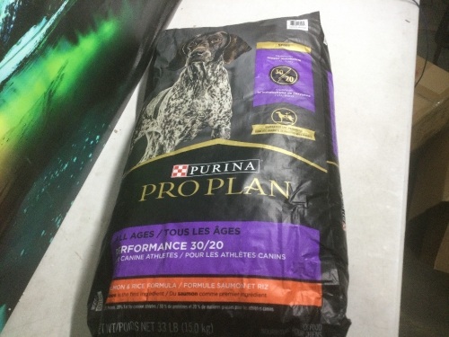 Purina Pro Plan Sport, Energy & Vitality Support, High Protein 30/20 Salmon Dry Dog Food, 33lb  - New  - Lot 782