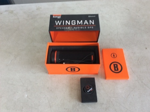 Bushnell Wingman Audible GPS Bluetooth Golf Speaker - Appears New   - Lot 46