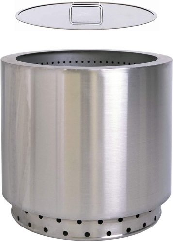 Hi Flame Bonfire Smokeless Stainless Steel Outdoor Firebowl, No Gas/Propane Required, 20.5" - Appears New  - Lot 55