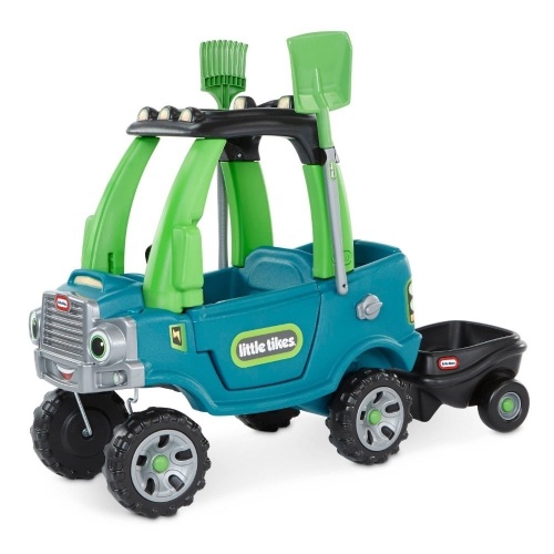 Little Tikes Go Green Cozy Truck with Trailer Ride-On - Appears New  - Lot 57
