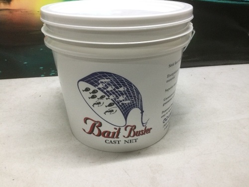 Bait Buster Cast Net in Bucket - E-Comm Return - Lot 399