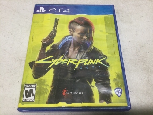 Cyberpunk 2077 PS4 Game - E-Comm Return, Appears New - Lot 283