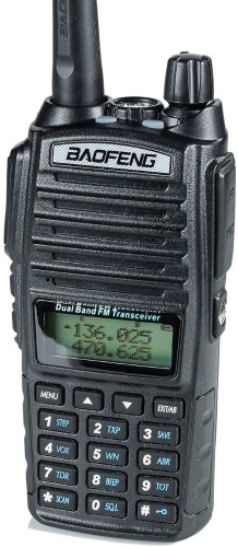 BaoFeng UV-82HP High Power Dual Band Radio: 136-174mhz (VHF) 400-520mhz (UHF) Amateur (Ham) Portable Two-Way - E-Comm Return, Appears New  - Lot 1063