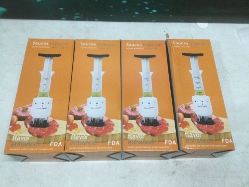 Lot of (4) Delidge 2 in 1 Meat Injector and Tenderizers - New - Lot 592