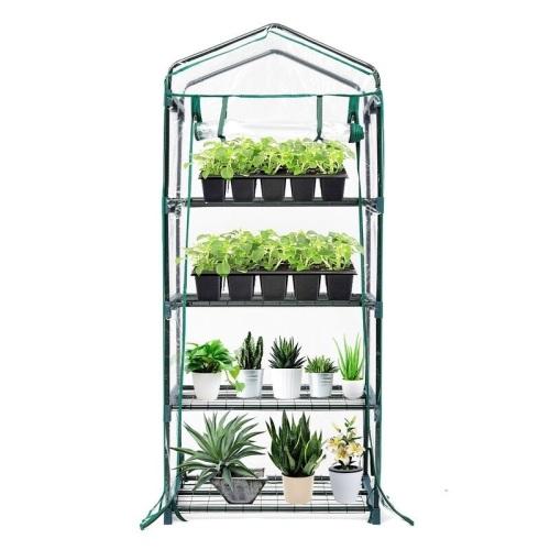TOOCA Mini 4-Tier Portable Plant Greenhouse, 27" x 19" x 63" - Appears New - Lot 1170