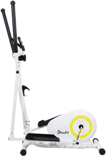 Doufit Elliptical Machine with LCD Monitor and Pulse Sensors - Appears New - Lot 306