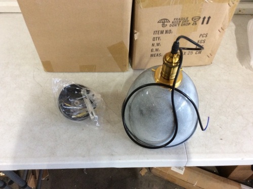 Lot of (3) Marlbed Hanging Lights - Appear New  - Lot 789