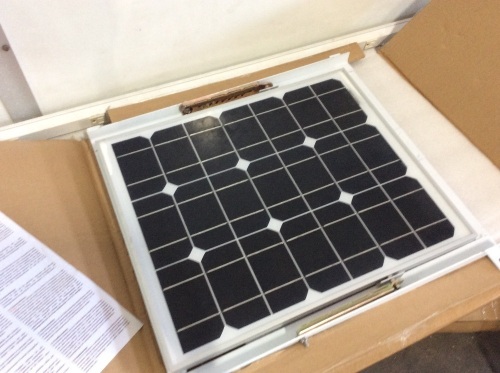 29W Solar Module Panel - Appears New, Untested - Lot 809