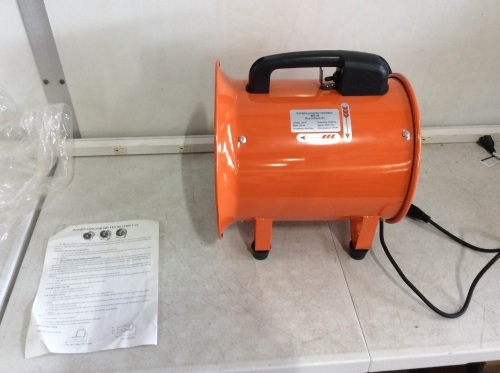 VEVOR 10" Utility Blower Fan - Powers On, Blades Do Not Spin, For Parts/Repair - Lot 335
