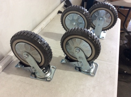 8" Caster Wheels, Set of 4 - Appear New - Lot 509