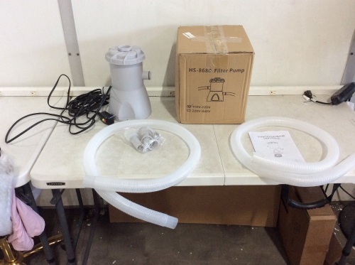 Pool Filter Pump 120V 60W 60Hz - Unknown Condition  - Lot 919
