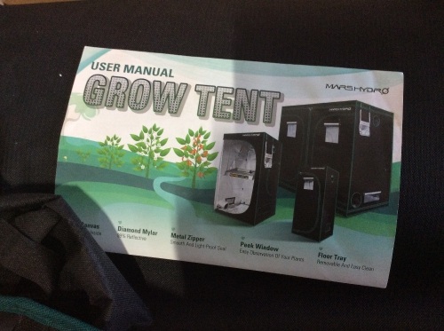 Marshydro Grow Tent - E-Comm Return, Unknown Condition  - Lot 601