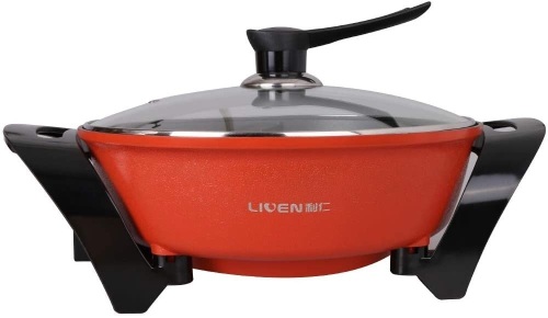 5L Electric Shabu Shabu Hot Pot with Divider and Non-Stick Coating - Appears New - Lot 252