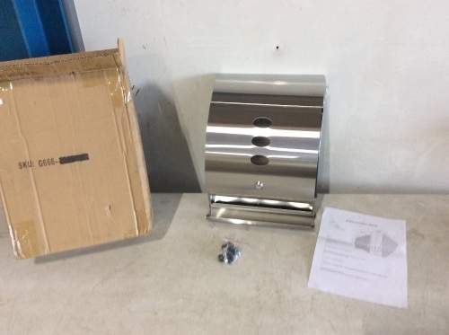 Stainless Steel Mailbox - Appears New  - Lot 644