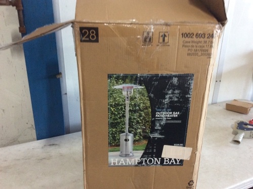 Hampton Bay Outdoor Gas Patio Heater - E-Comm Return, For Parts/Repair - Lot 447