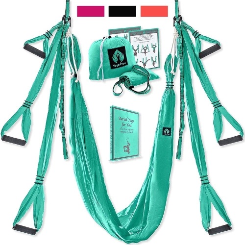 Aerial Yoga Hammock Trapeze Swing Kit - Appears New - Lot 501