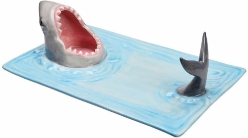 Ceramic Shark Attack Sushi Platter - Lot 317