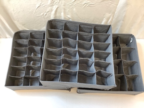 Lot of (3) Drawer Organizers - Lot 322