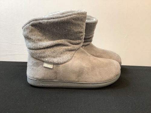 Womens Bootie Slippers, Large 9-10 - Lot 383