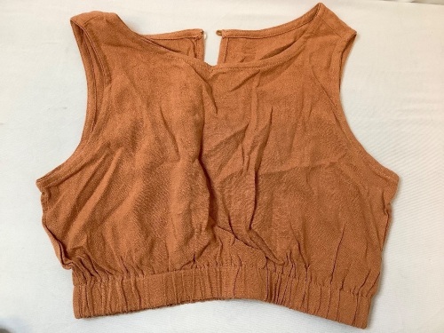 Womens Crop Top & Shorts Set, S - Lot 557