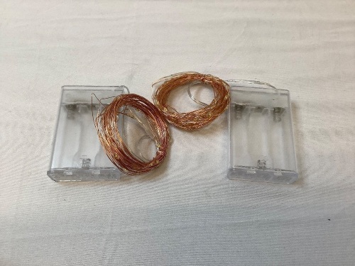 Lot of (2) Strings of Fairy Lights - Lot 617