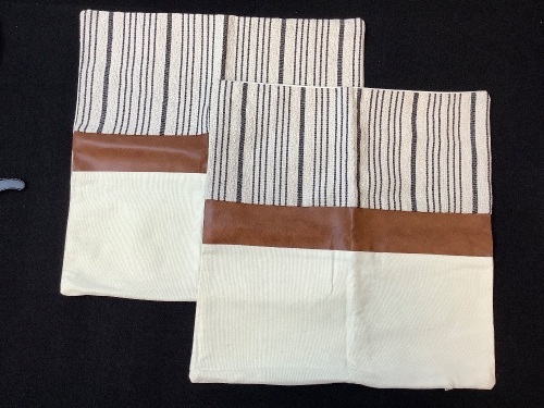 Set of (2) Throw Pillow Covers - Lot 471